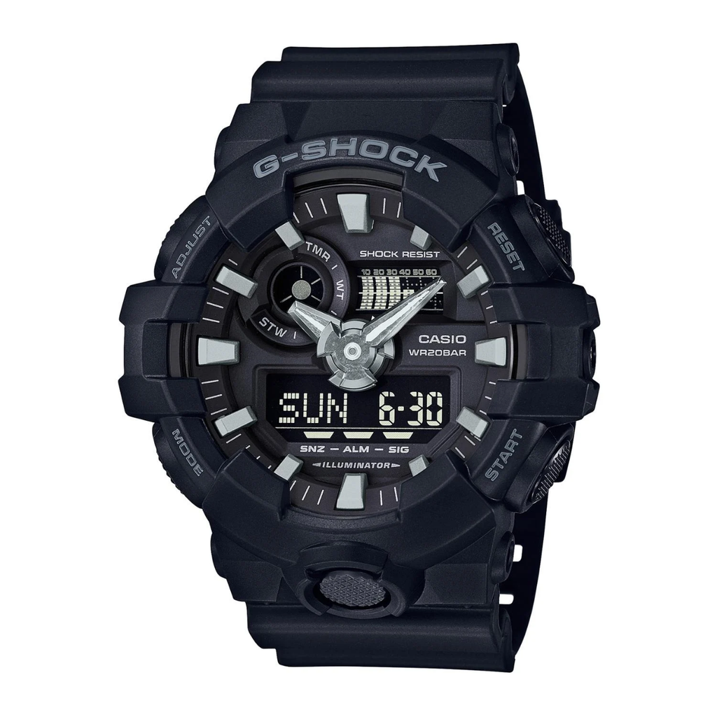 Reloj Hombre  Casio G-SHOCK GA-700-1BDR  53mm -MP-