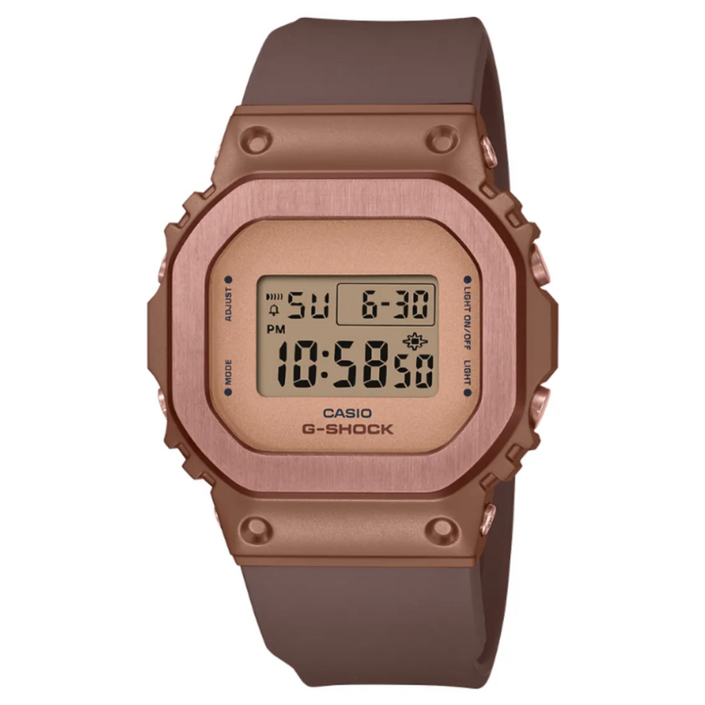 Reloj Mujer G-Shock GM-S5600BR-5DR Metalico 38mm -MP-