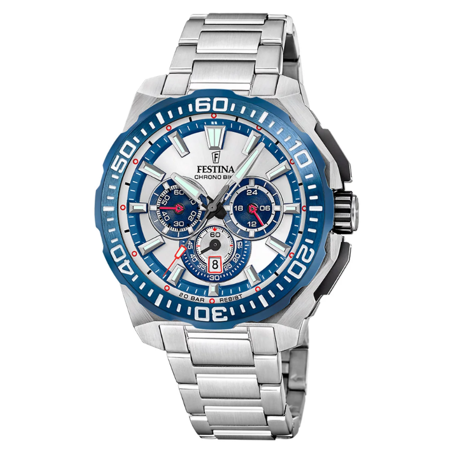 Reloj Festina Hombre F20724/1 Azul Chrono Bike 45,50mm -MP-