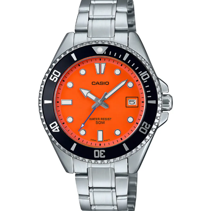 Reloj Analógico Casio Hombre MDV-10D-4A1V Acero Inoxidable 38mm -MP-