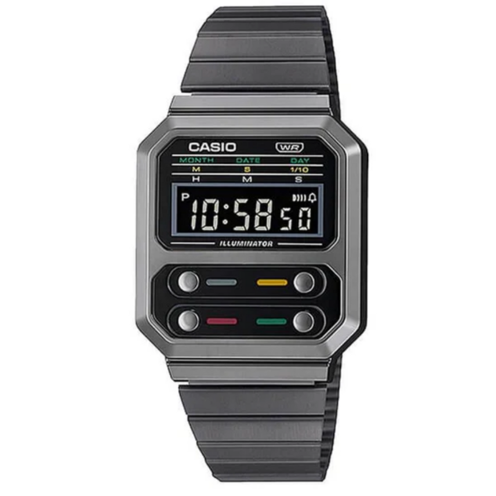 Reloj Casio Digital Unisex A100WEGG-1ADF 33mm -MP-