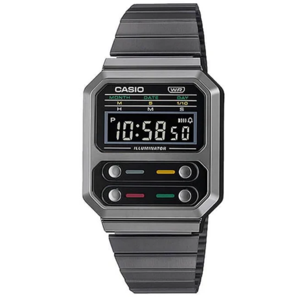 Reloj Casio Digital Unisex A100WEGG-1ADF 33mm -MP-