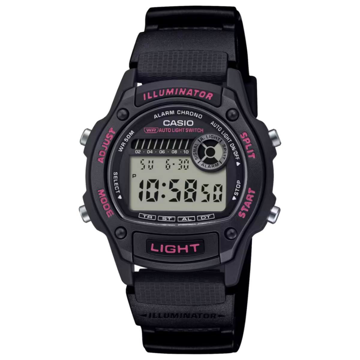 Reloj Digital Casio Hombre W-220H-1A2VDF 36,6mm -MP-