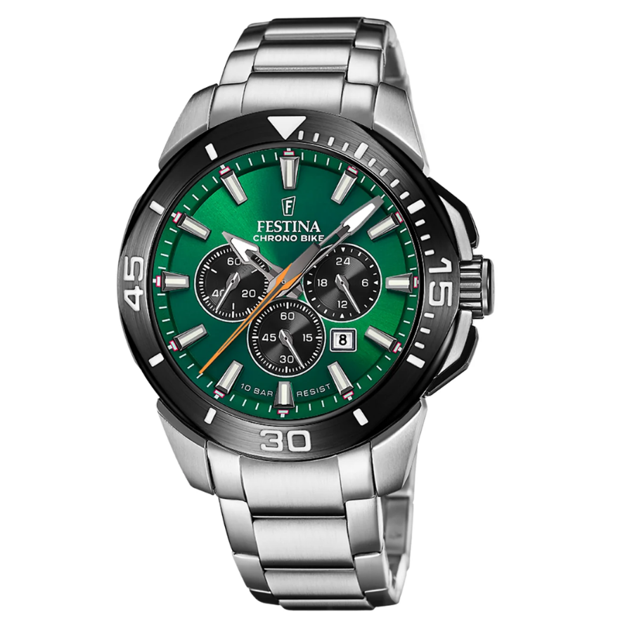 Reloj F20641/A Festina Verde Hombre Chrono Bike 47mm -MP-