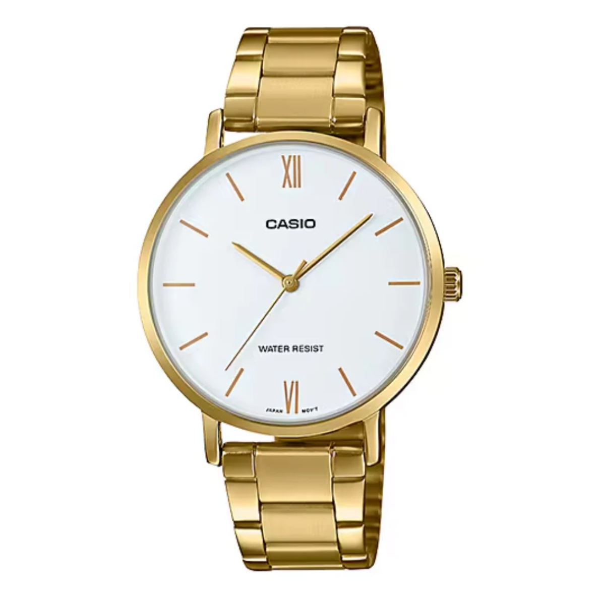 Reloj Casio Mujer LTP-VT01G-7BUDF Correa Acero Inoxidable Color Dorado 34mm -MP-