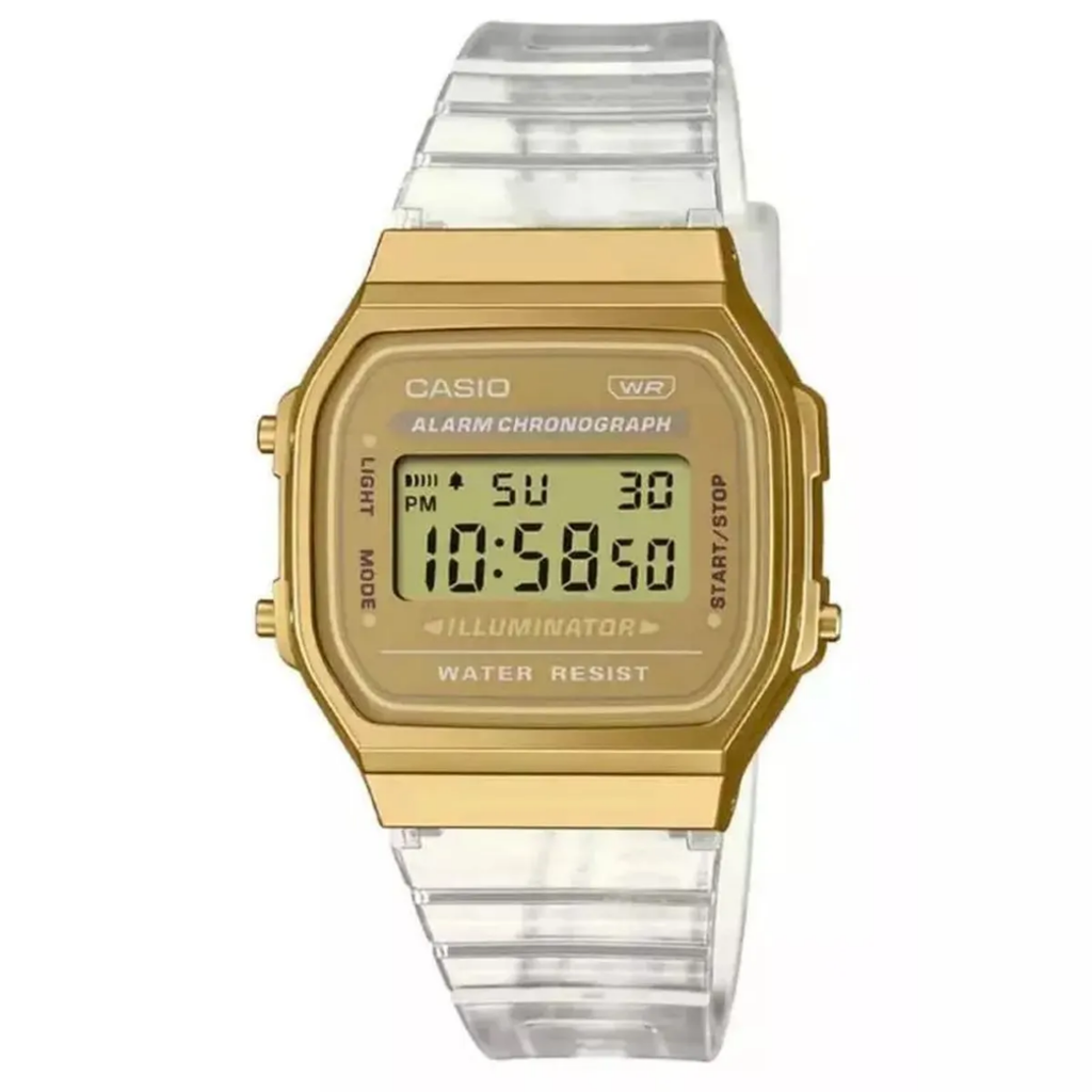 Reloj Casio Vintage Unisex A168XESG-9ADF 36mm -MP-