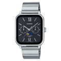 Reloj Casio Hombre MTP-M305D-1A2VDF Analógico Con Fase Lunar Y Acero 34mm -MP-