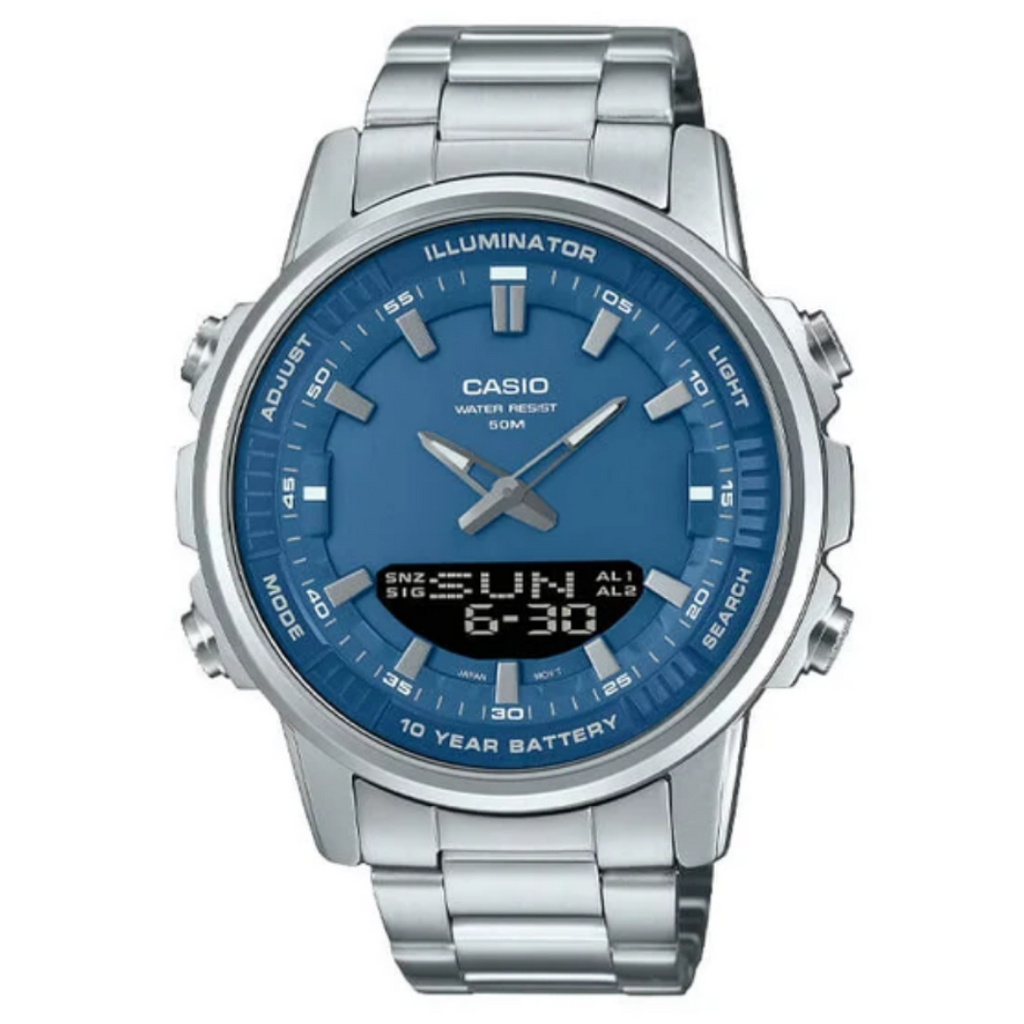 Reloj Digital-Análogo Casio Hombre AMW-880D-2A1VDF 47mm -MP-