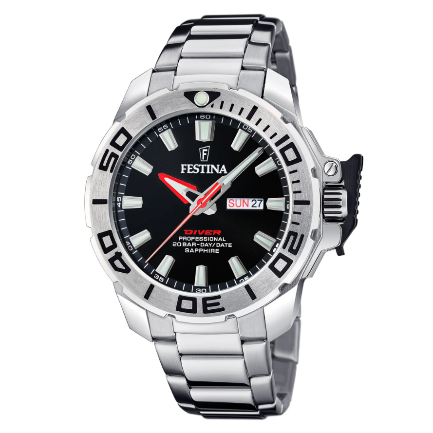 Reloj F20665/4 Negro Festina Hombre The Originals 46,30mm -MP-