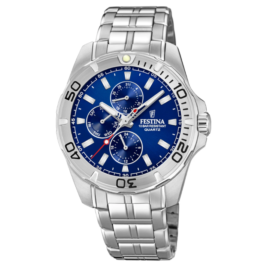 Reloj F20445/2 Festina Hombre Multifunción 43mm -MP-