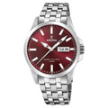 Reloj F20357/G Festina Rojo Hombre Acero Clasico 41mm -MP-