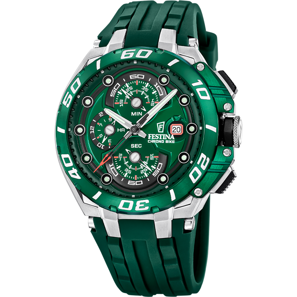 Reloj F20755/3 Festina Verde Hombre Chrono Bike -MP-