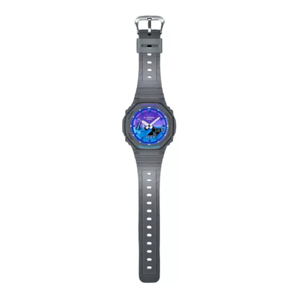 Reloj Casio GA-2100FLS-8A2DR Cuarzo Hombre Gris 45mm -MP-