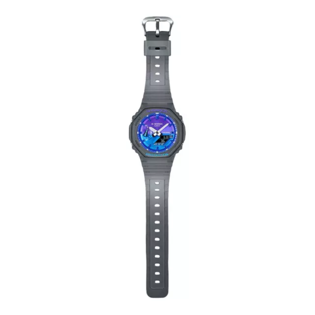 Reloj Casio GA-2100FLS-8A2DR Cuarzo Hombre Gris 45mm -MP-