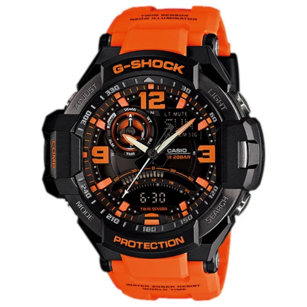 Reloj Digital-Análogo G-Shock Hombre GA-1000-4ADR 52mm -MP-