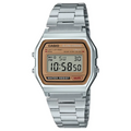 RELOJ CASIO A158WEA-9CF PLATEADO UNISEX 36,8mm -MP-
