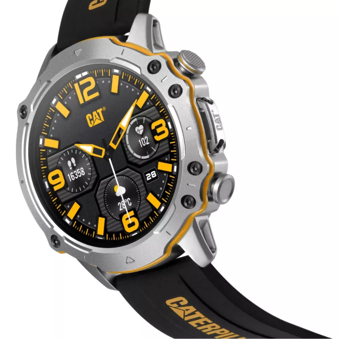 Reloj CAT E1.140.21.100 Plateado SMARTWATCH Hombre 52mm -MP-