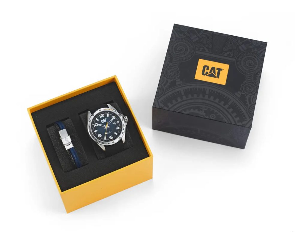 Reloj Caterpillar Hombre QE.141.26.632 Azul Acero Negro/azul 44mm -MP-