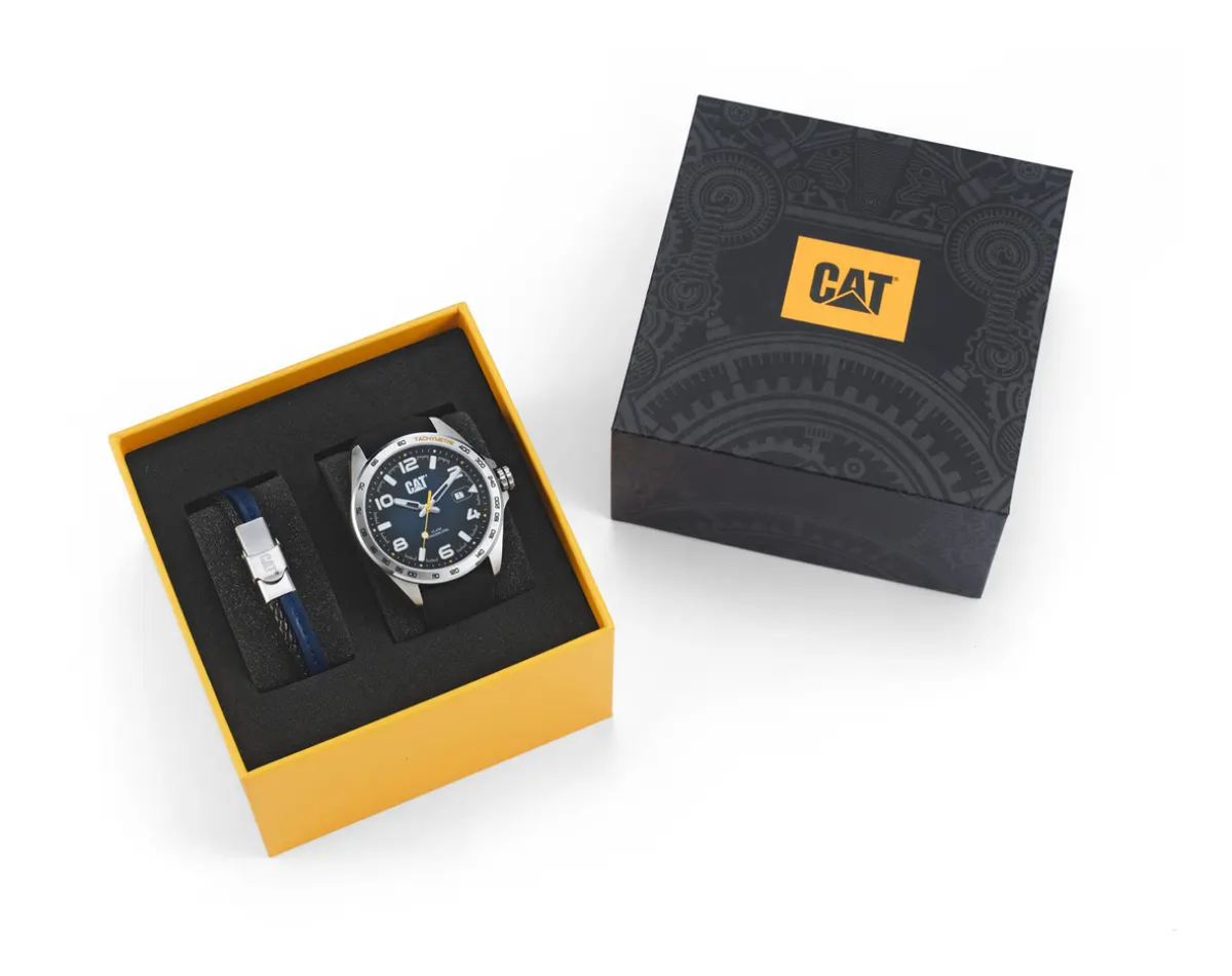 Reloj Caterpillar Hombre QE.141.26.632 Azul Acero Negro/azul 44mm -MP-