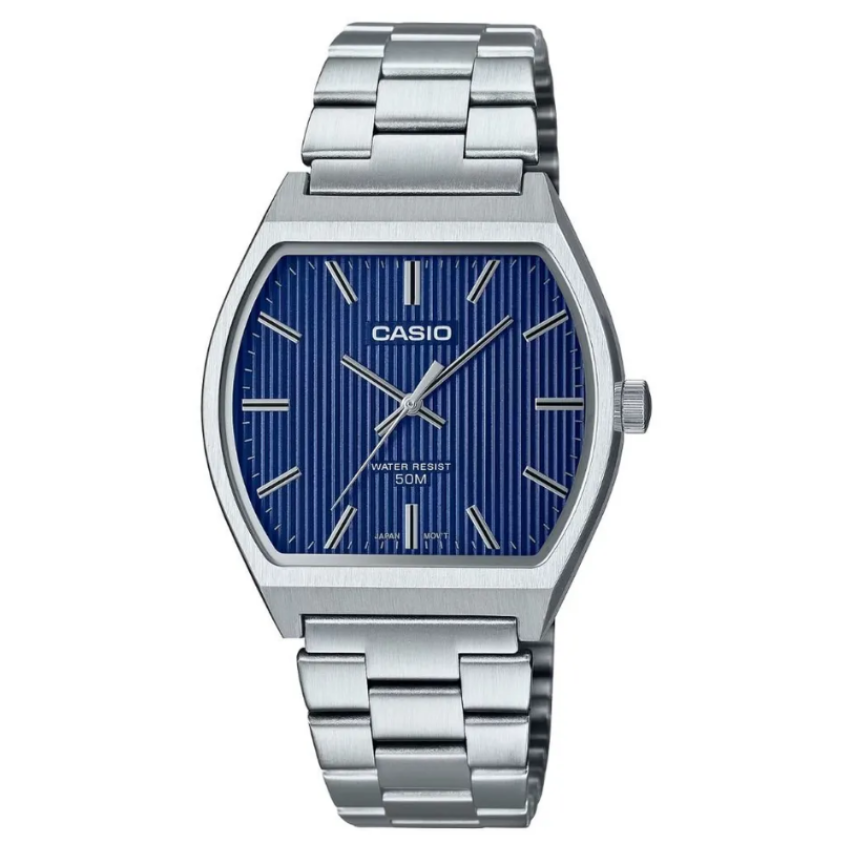 Reloj Esfera Azul Cuarzo MTP-B140D-2AVDF Para Hombre 36mm -MP-