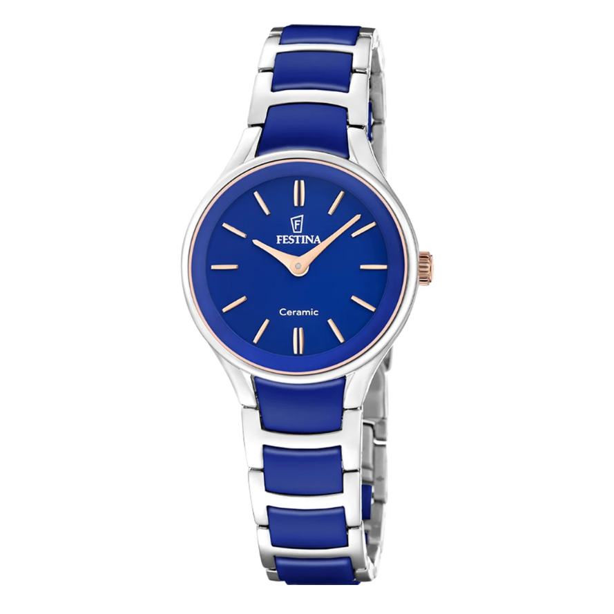 Reloj  Festina Mujer F20752/5 Azul Ceramic  -MP-