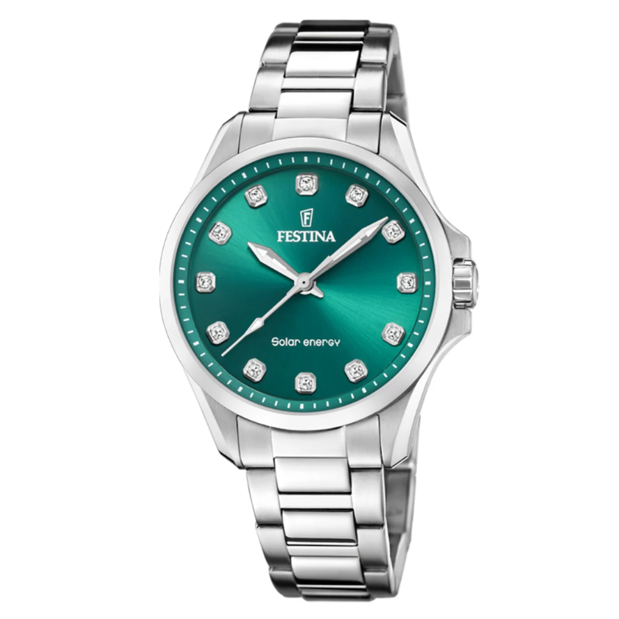 Reloj  Festina  Mujer F20654/3 Verde Solar Energy  -MP-