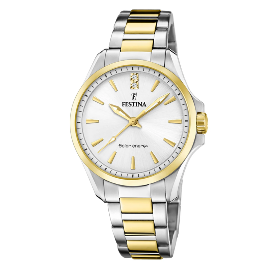 Reloj Festina Mujer F20655 2 Blanco Solar Energy -MP-