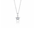 Collar Estrella con Circones Plata 925