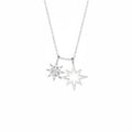 Collar Estrella del Norte Doble Plata 925