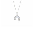 Collar Arcoíris Nácar Plata 925