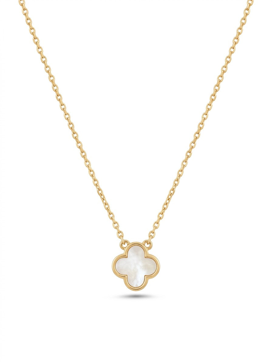 Collar Van Cleef Nácar Enchapado en Oro 18k