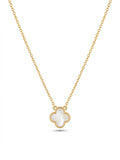Collar Van Cleef Nácar Enchapado en Oro 18k