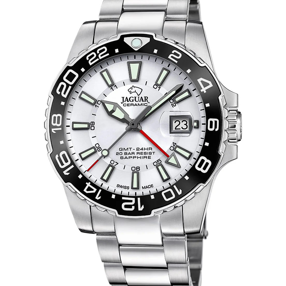 Reloj J1011/1 Jaguar Swiss Blanco Hombre Ceramic
