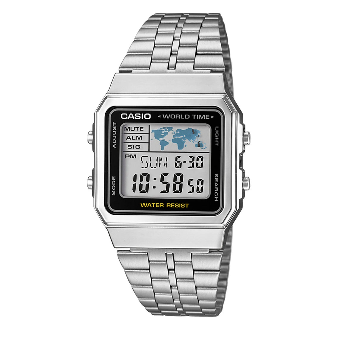 Reloj Casio Unisex Vintage A500WA-1DF 34mm OP