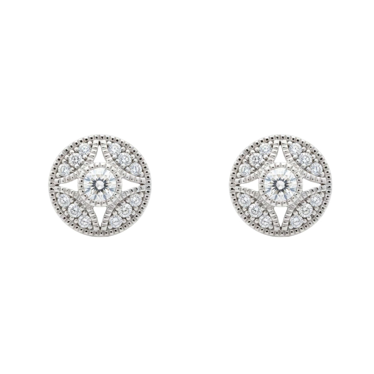 Aros Redondo Circones Plata 925