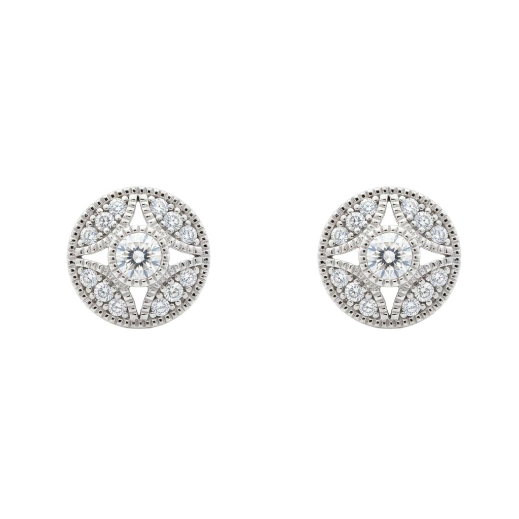 Aros Redondo Circones Plata 925