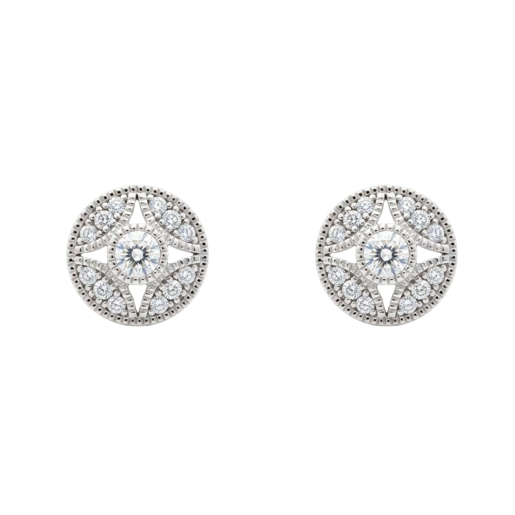 Aros Redondo Circones Plata 925