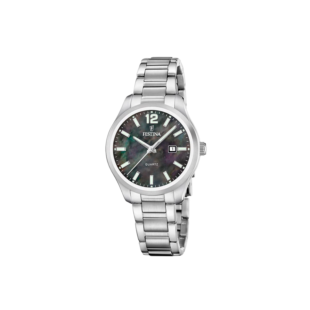 Reloj Festina Mujer Negro Acero Clásico F20737/7 34.07MM OP