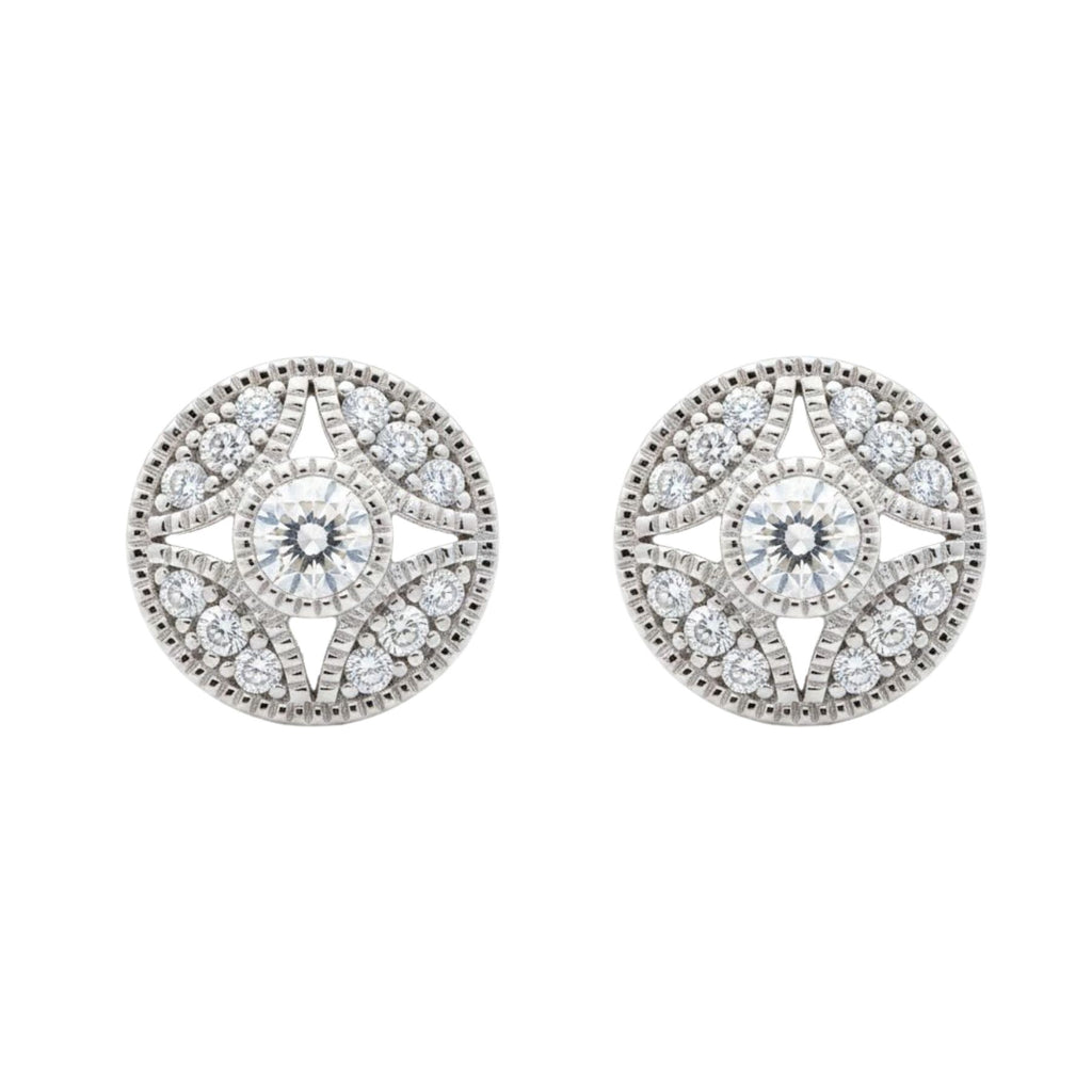 Aros Redondo Circones Plata 925