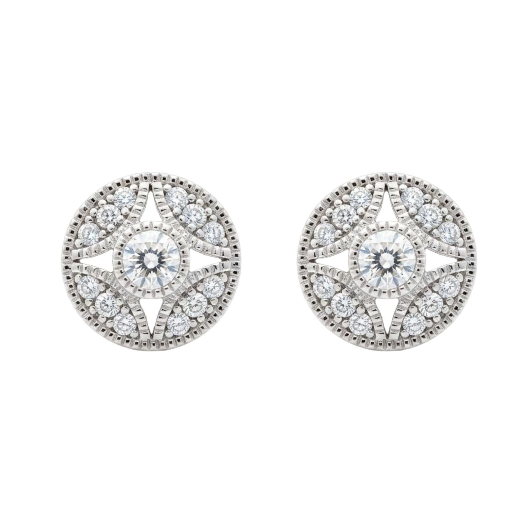 Aros Redondo Circones Plata 925