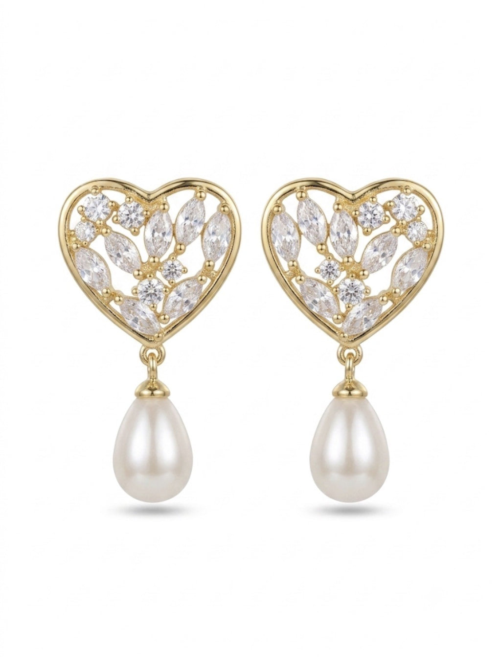 Aros Colgantes Corazon de Mallorca