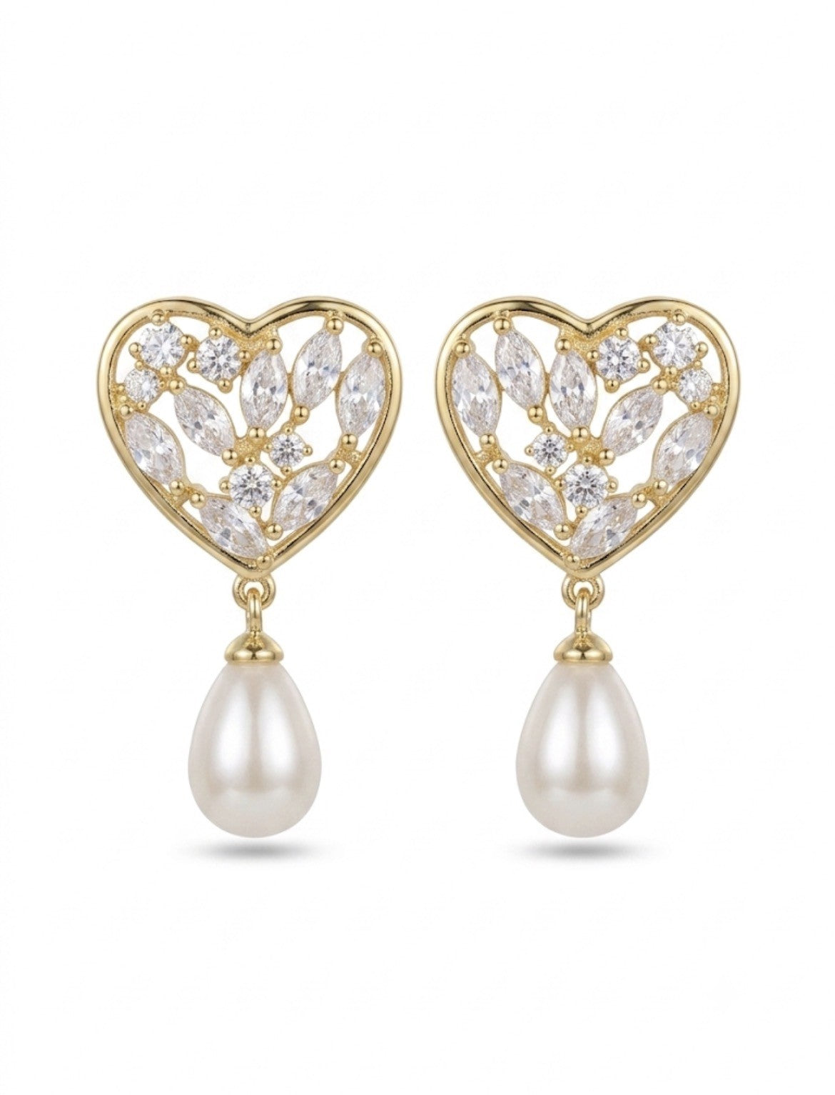 Aros Colgantes Corazon de Mallorca