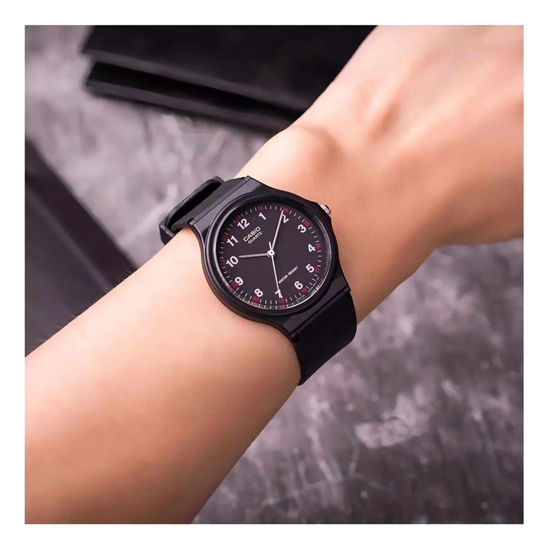 Reloj Casio Negro Mq-24-1bldf