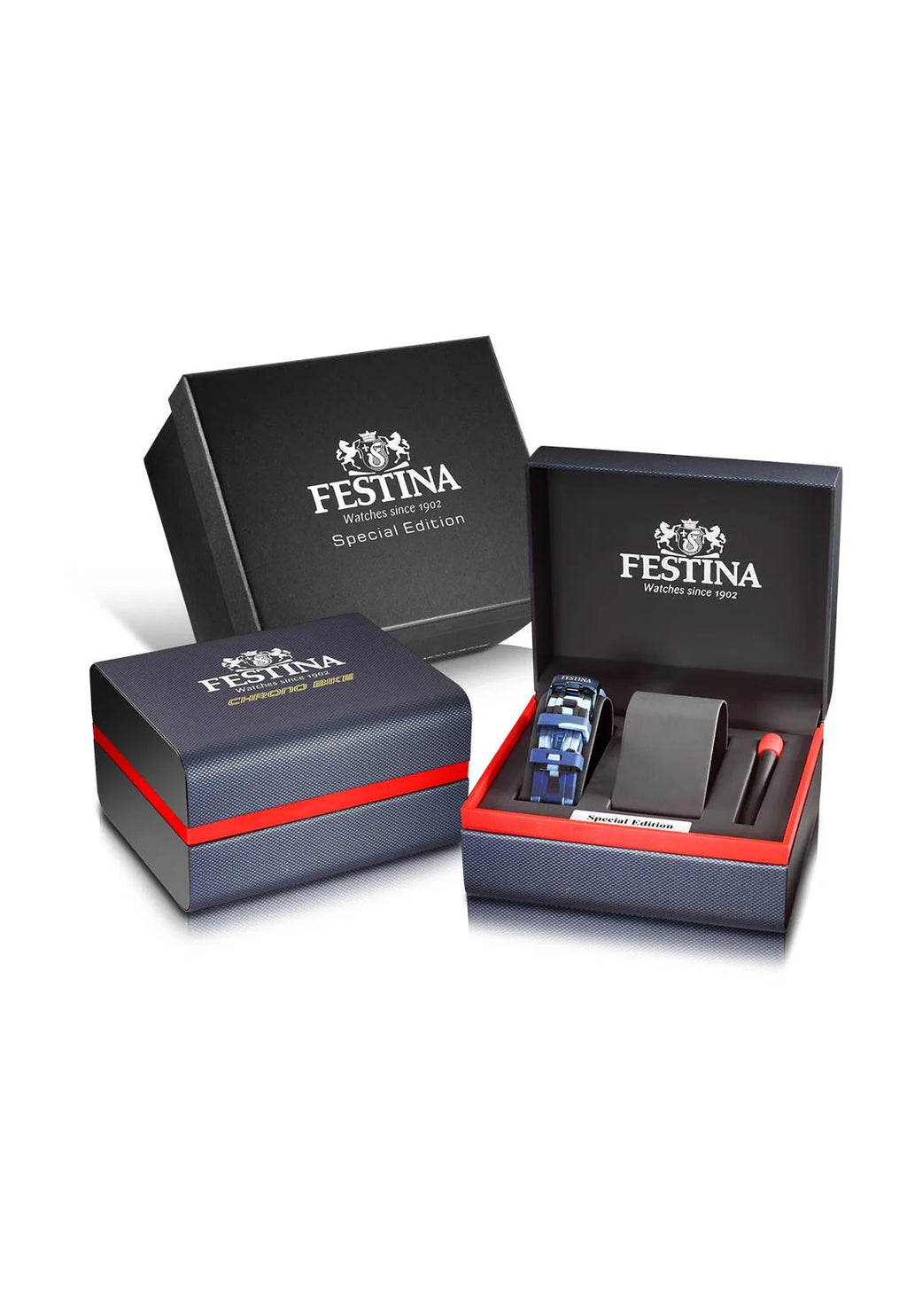 Reloj Negro Hombre Festina Cronógrafo F20645/1