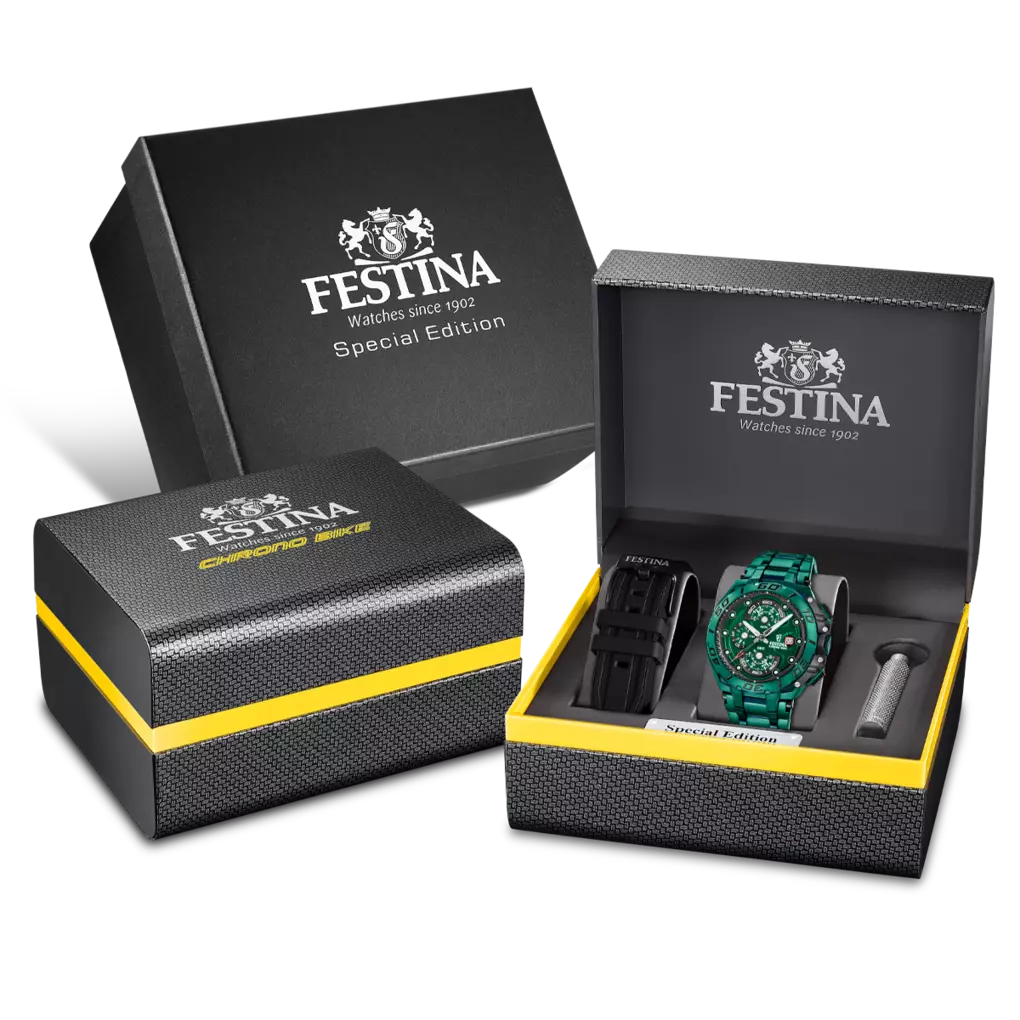 Reloj F20758/1 Festina Verde Hombre Special Editions 46MM -P.A-