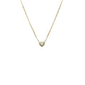 Collar Punto de Luz Corazón Enchapado en Oro de 18k 40-45cm
