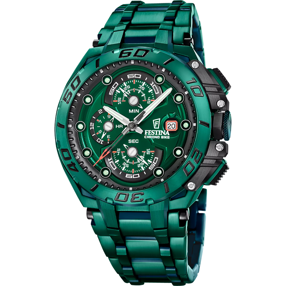 Reloj F20758/1 Festina Verde Hombre Special Editions 46MM -P.A-