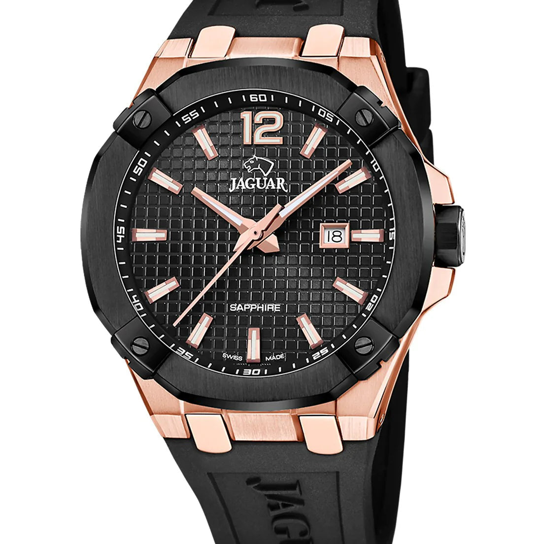Reloj J1013/1 Jaguar Swiss Negro Hombre Crono Deportivo