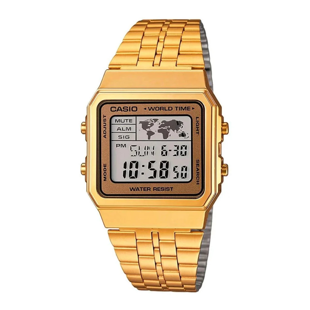 Reloj Casio Dorado Unisex Vintage A500WGA-9DF 34mm OP