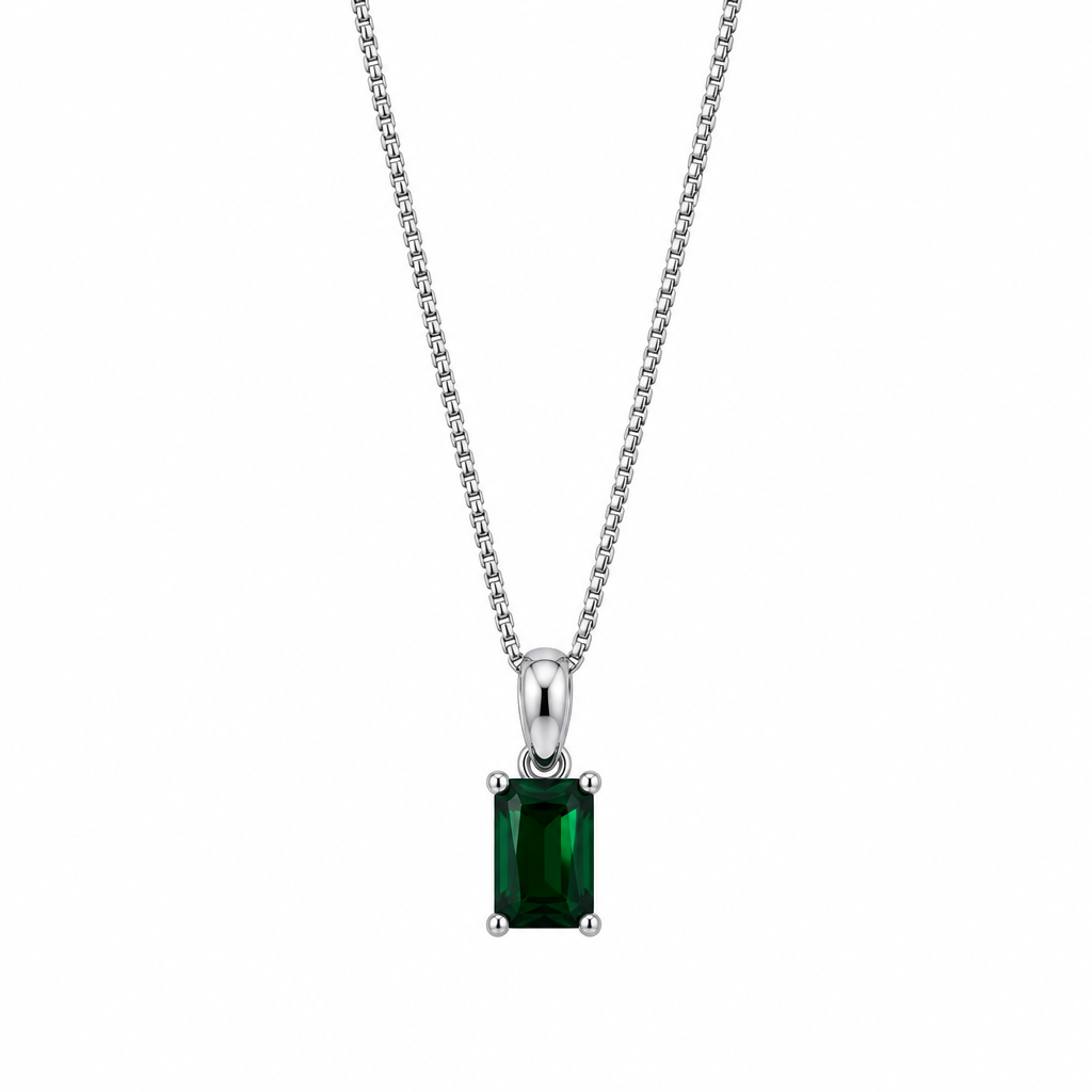 Collar Rectangular Plata 925 40-45cm